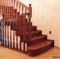 Маршевая лестница из ясеня Ан 128